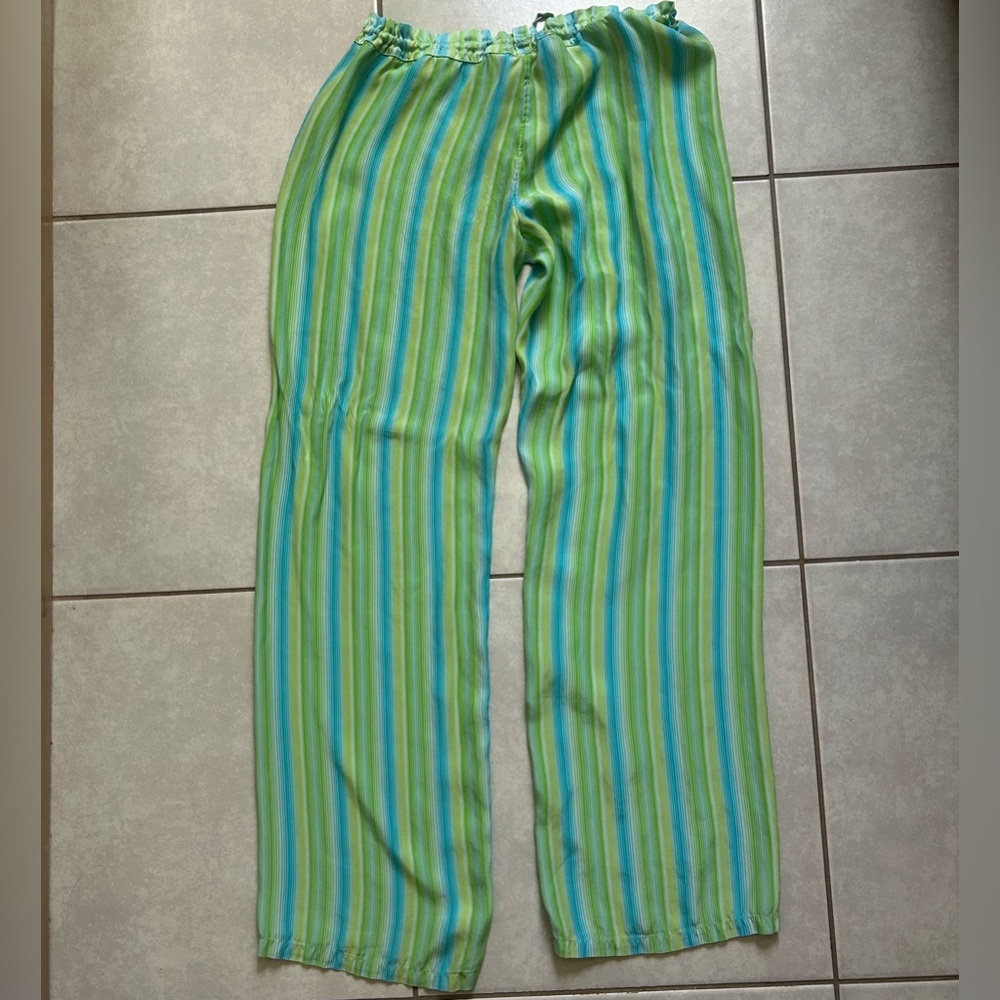 Victoria’s Secret striped silk pants - Picture 5 of 7